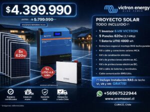 Proyecto Solar VICTRON 6kVA