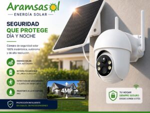 Cámara de seguridad SOLAR + Wifi