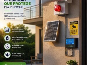 Alarma Comunitaria SOLAR + wifi